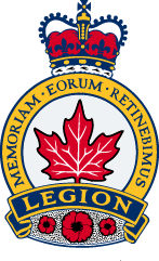 The ROYAL CANADIAN LEGION Crest.
